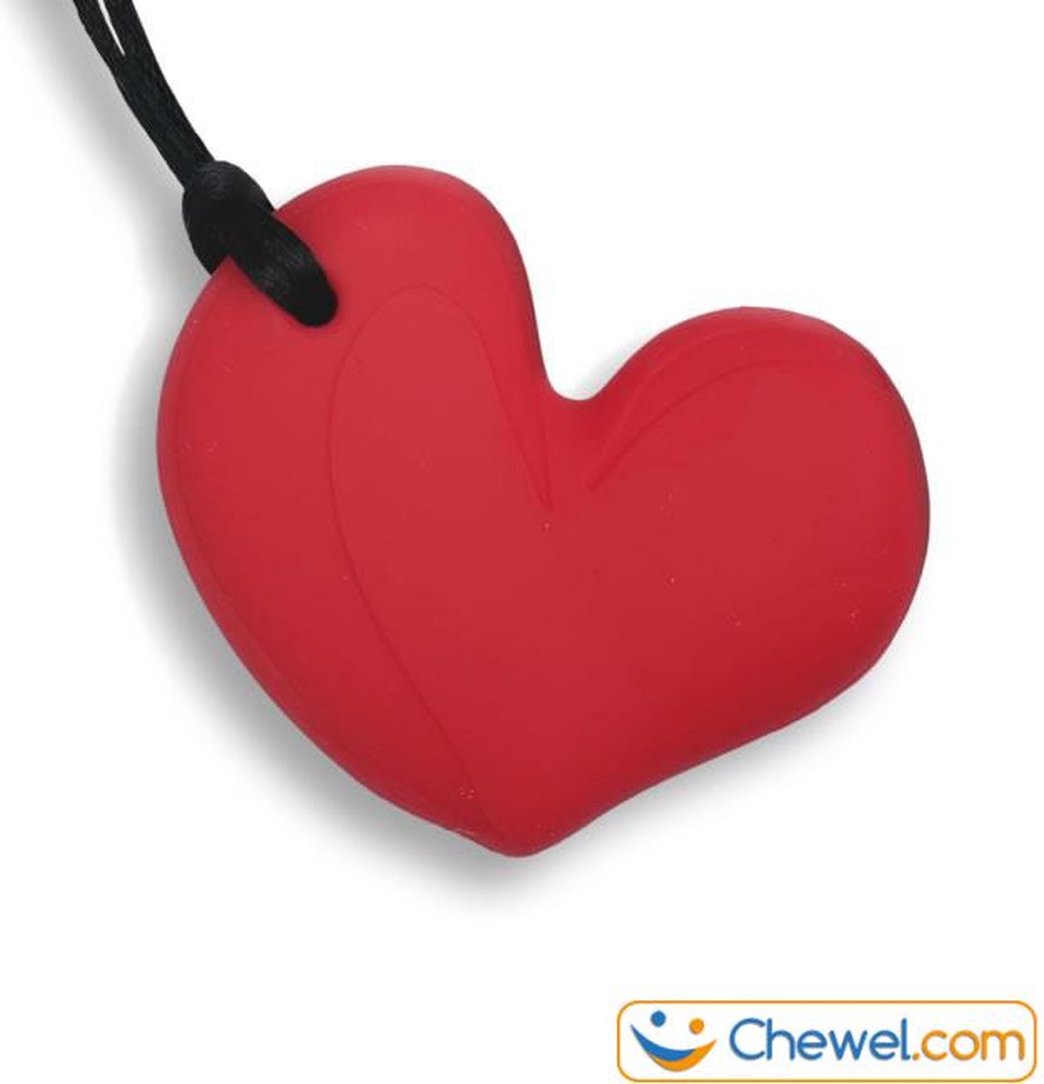 Bijtketting Hartje kauwketting | Hart | Rood | Chewel ®